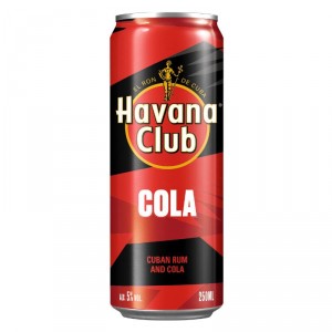 COMBINADO HAVANA CLUB CON COLA LATA 25 CL