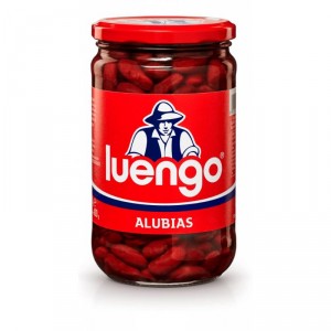 ALUBIA LUENGO COCIDA ROJA 570 GR., 400 GR. P.E.